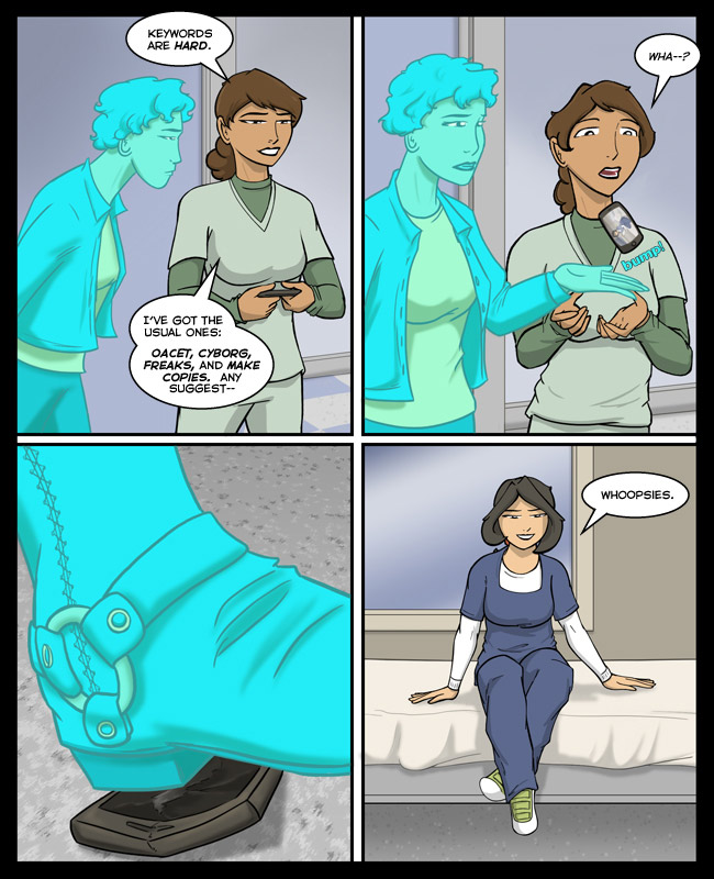 Comic for 28 June 2012: Not sure if aviator boots were actually worn by aviators, but that model is named the "Amelia" so just go with it.