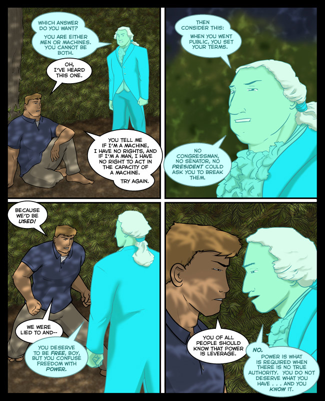 Comic for 28 January 2013: Washington must have been one charismatic fellow because his writing is drier than lint.