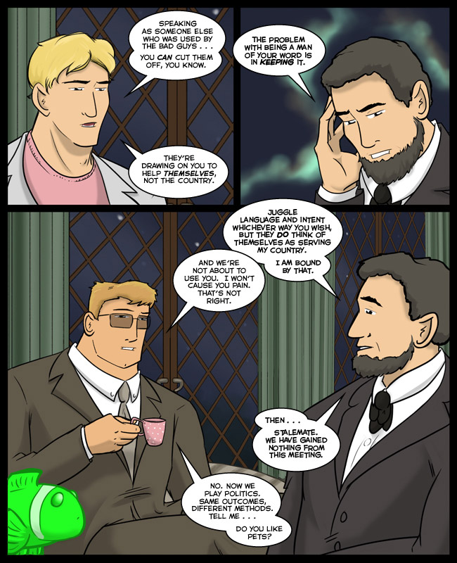 Comic for 19 September 2013: Oh, Pat. How fishy of you (please don't hit me)!