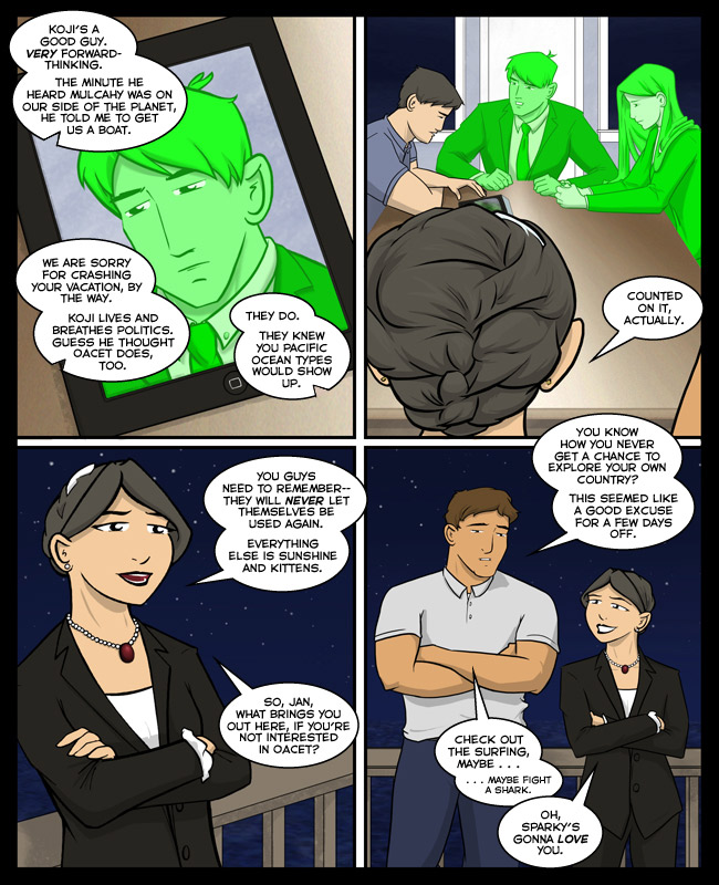Comic for 02 December 2013: You brought your dog?