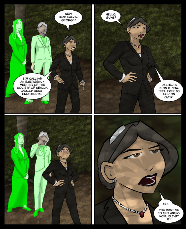 Comic for 26 December 2013: Don't make her mildly irritated. You won't like her when she's mildly irritated.