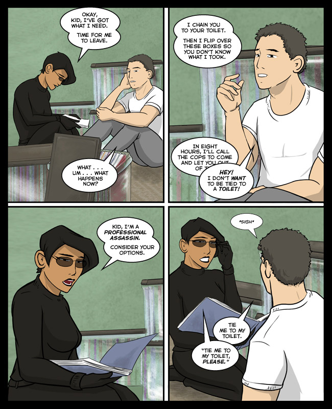 Comic for 07 February 2014: Ami is big into manners.