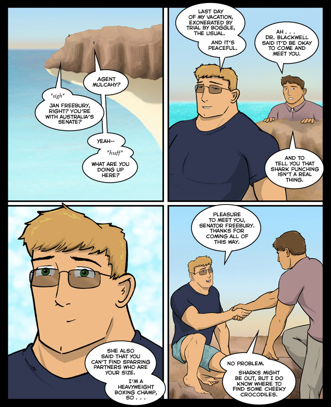 Comic for 26 May 2014: This looks like the beginning of a painful friendship