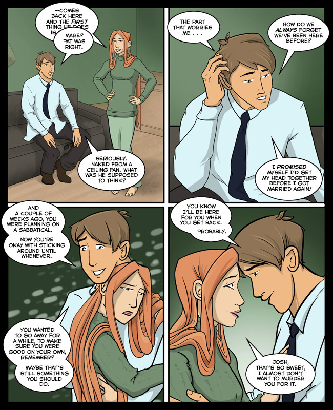 Comic for 18 December 2014: Let's cliffhanger these two here until January.