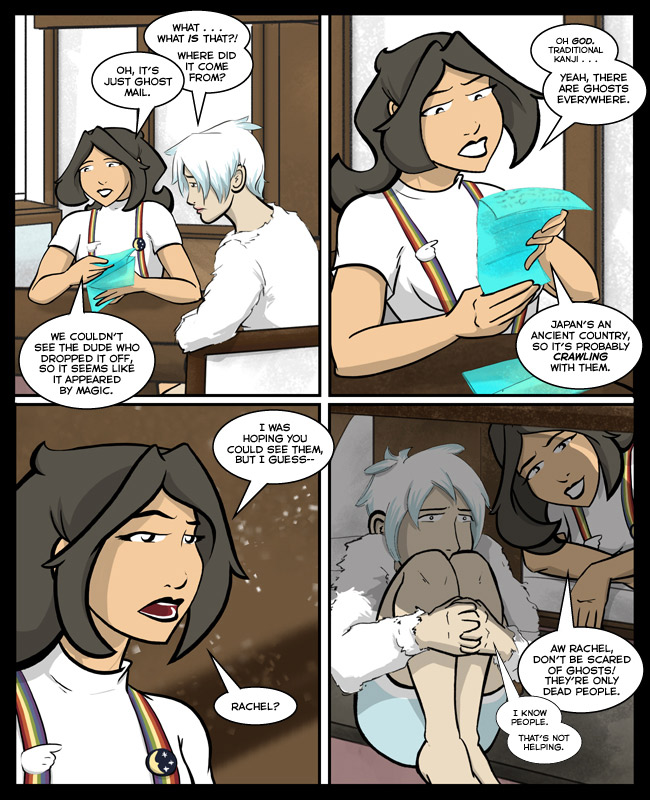 Comic for 09 April 2015: Rachel is the only character who didn't use common sense as her dump stat.