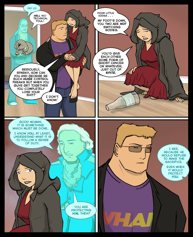 Comic for 07 November 2011: Those dudes totally do not get each other.