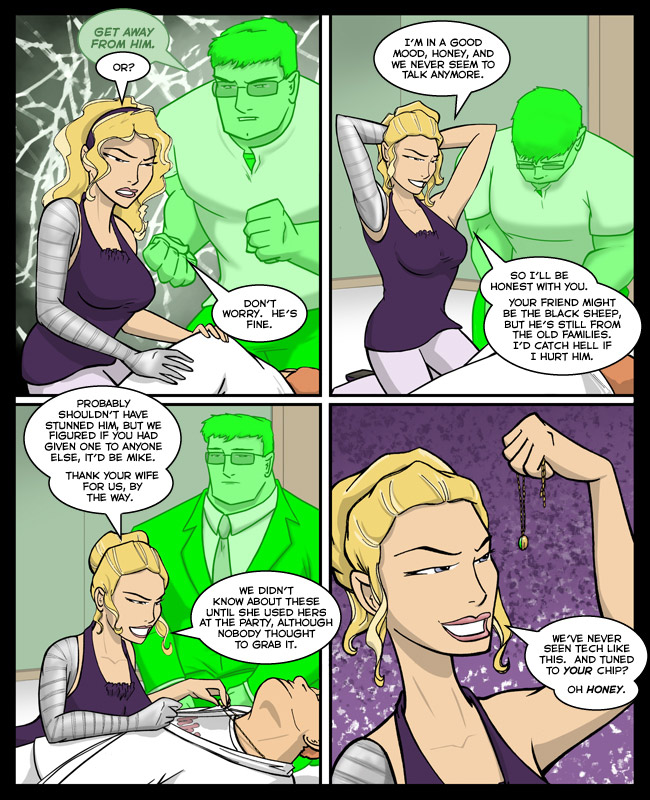 Comic for 23 February 2012: Oh ick, that would totally clash with her shirt.