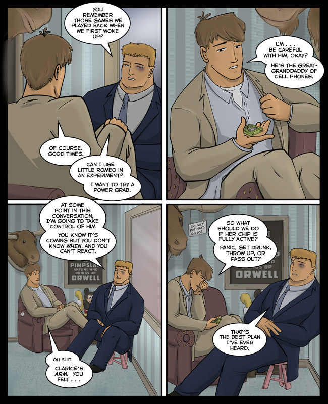 Comic for 05 April 2012: Sure it sounds like a euphamism Josh might use, except for the "little."