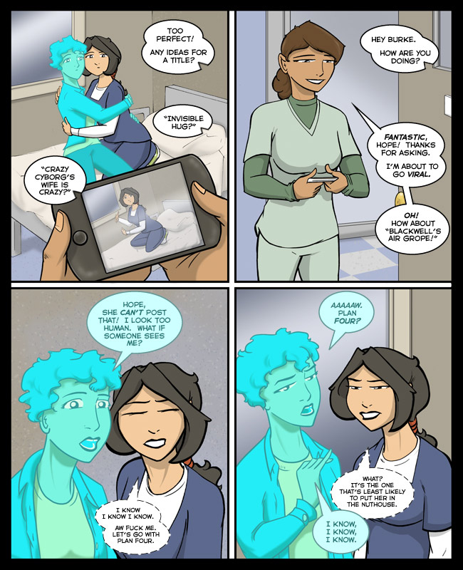Comic for 25 June 2012: What type of web redemption does Tosh.o offer to ghosts?  And how often will he mention his own junk while doing it?
