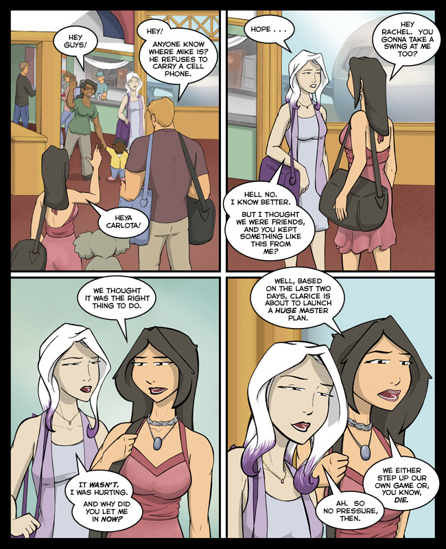 Comic for 26 July 2012: Hope doesn't look right without crazy 1970s Farrah Fawcett hair