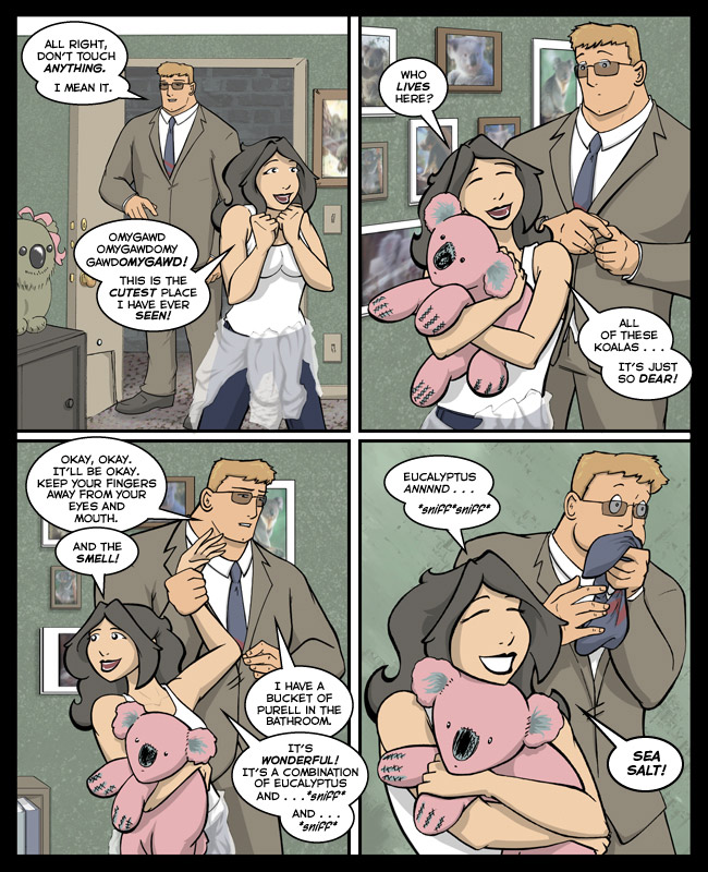Comic for 16 October 2006: Hopefully by this point in the story, all new readers have already realized I am a truly awful human being.