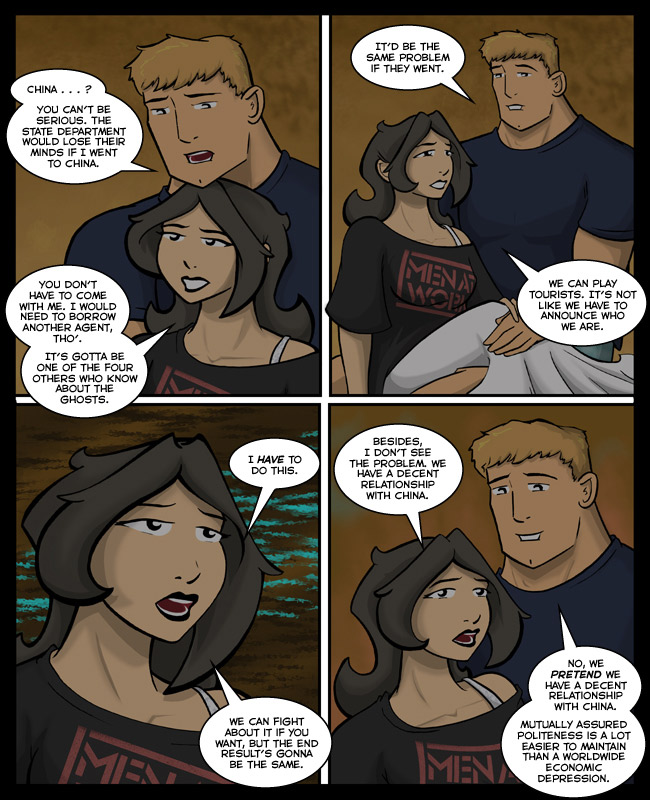 Comic for 18 August 2014: Technically, a worldwide depression would be VERY easy to maintain.