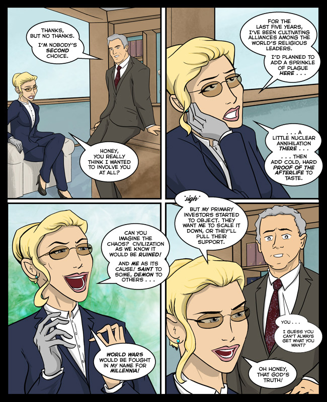 Comic for 17 November 2014: "You do realize that's almost a line from Hellraiser, right?" "DO YOU NOT KNOW ME AT ALL?!?"