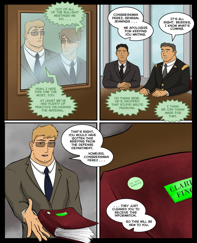 Comic for 27 July 2015: Around OACET, they refer to these meetings as "green tape".