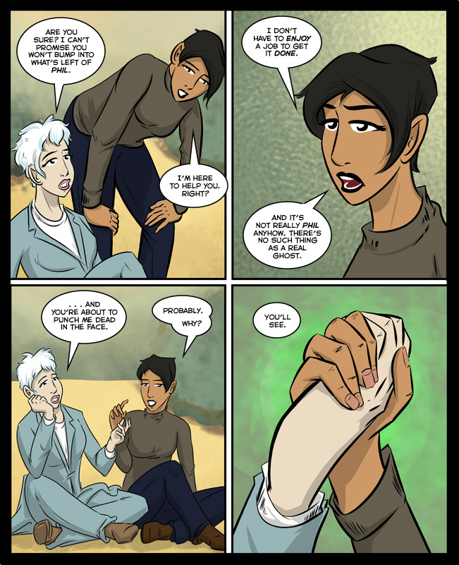 Comic for 07 October 2018: But will a knife be in her hand when she throws the punch? This is critical information!