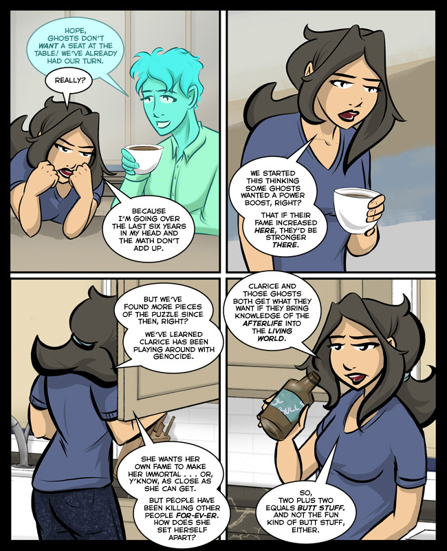 Comic for 11 November 2018: Every single smutty Hope fanart I've ever seen has her...uh...well. I guess this strip counts as fanservice.