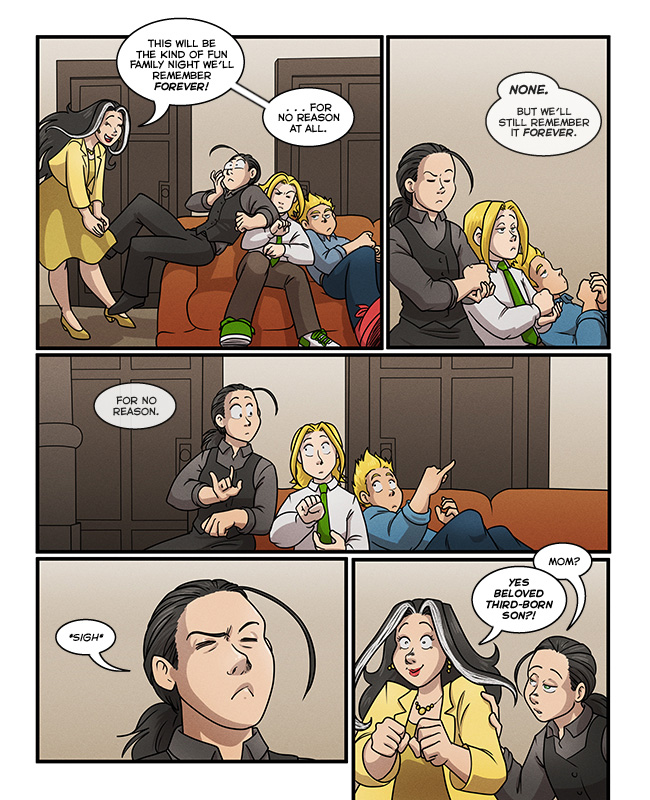 Comic for 09 April 2025: Rock, paper, scissors but triplet version