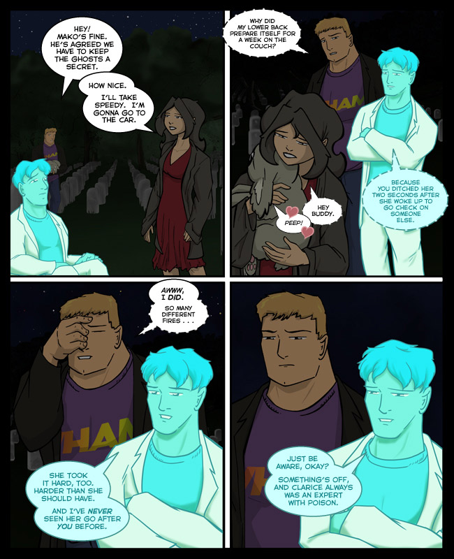 Comic for 08 September 2011: They probably have at least two guests rooms but it's the principle of the couch that matters.