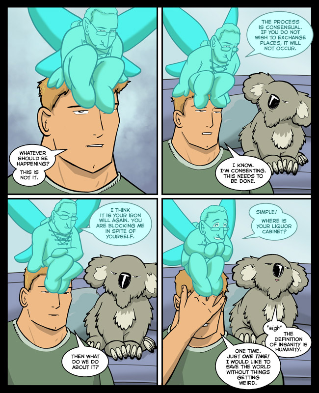 Comic for 21 March 2013: The average age of adults in this scene is one hundred and twenty-nine.