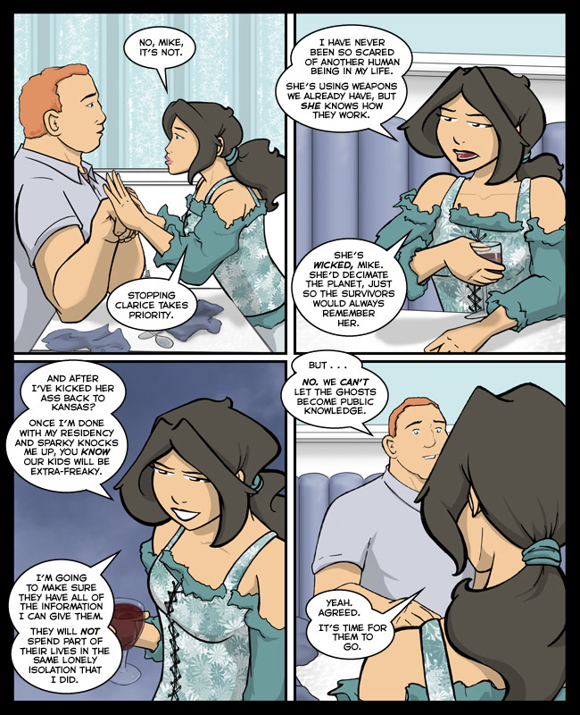 Comic for 02 May 2013: Hope will drop a house on Clarice for good measure.