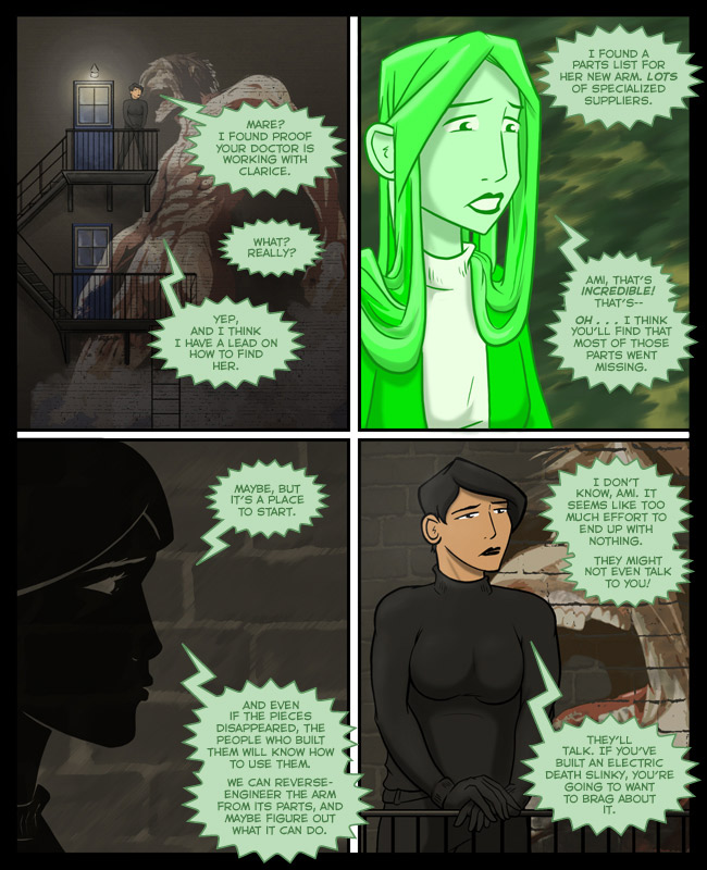 Comic for 10 February 2014: I've been watching Attack on Titan. There are titans. They attack. 