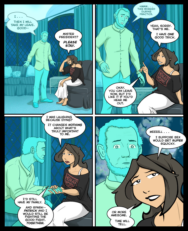 Comic for 22 September 2014: And yet another President learns about Hope the hard way.