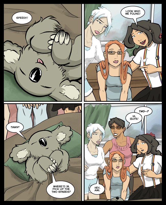 Comic for 19 March 2015: Hope's spider-sense is REALLY good if she's being attacked. Otherwise, not so much.