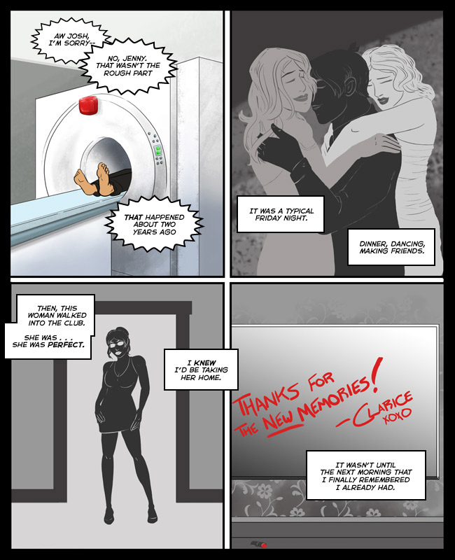 Comic for 21 September 2015: Yes, I am aware of how fucked-up this situation is; thank you in advance for not screaming at me until this scene is done.