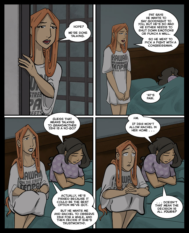 Comic for 09 November 2015: And then Mare hid under the bed forever.
