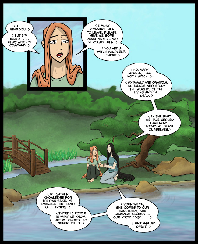 Comic for 28 April 2016: Mary's so small to carry all of those knives.