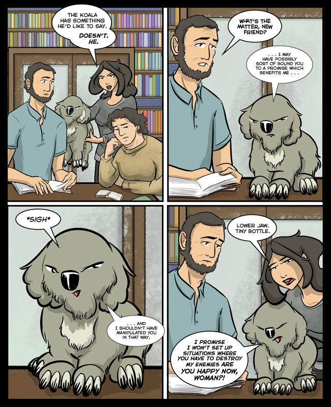 Comic for 25 December 2016: He doesn't look like he wants us to...oh.