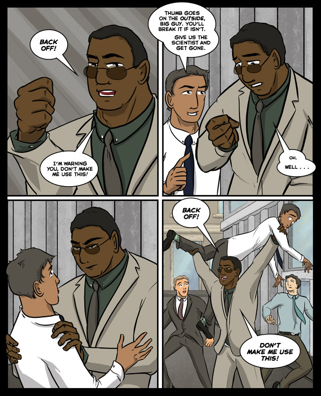 Comic for 19 April 2017: MAKO, THAT IS ASSAULT, PUT THE MERCENARY DOWN RIGHT THIS SECOND.