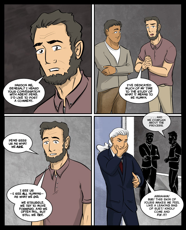 Comic for 05 November 2017: Abe. Stay off the internet. Please. 