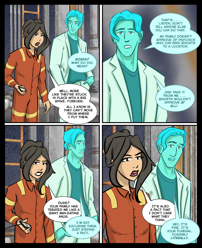 Comic for 03 December 2017: Probably an entire subgenre about this on DeviantArt