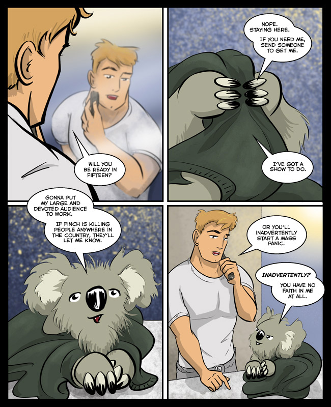 Comic for 25 February 2018: Remember Speedy's radio show? He does.