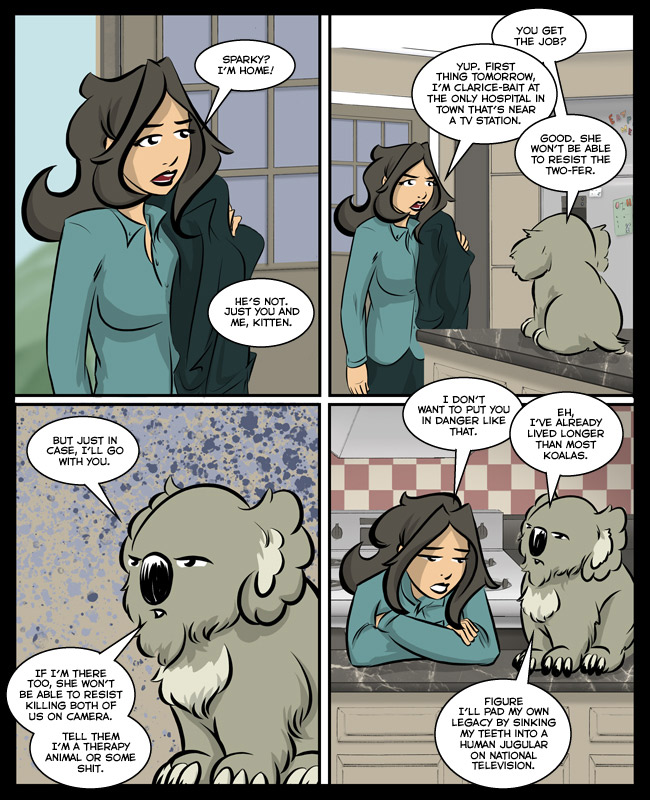 Comic for 06 January 2019: You meant "Clarice," right, Speedy? Not just any... Ah. Okay. You did mean "any."