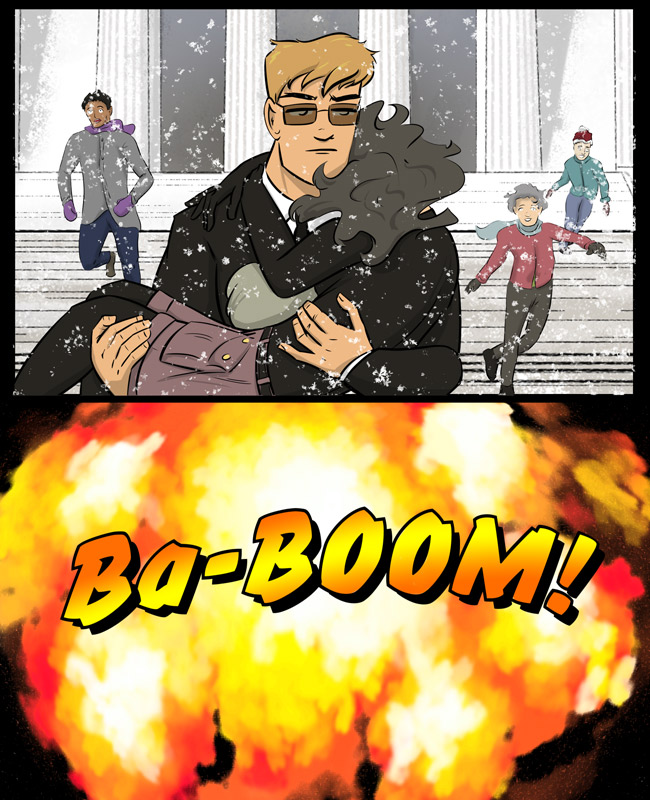 Comic for 25 December 2019: Boom. Ba-Boom, even.