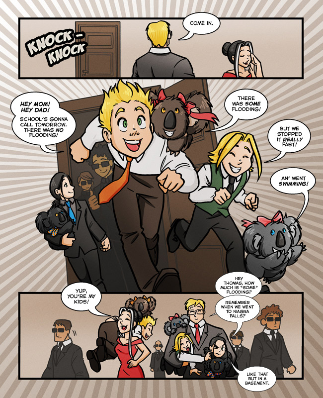 Comic for 15 August 2021: It's not really a flood if it's vertical.