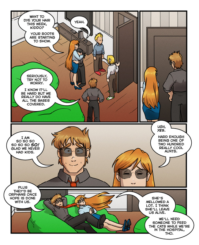 Comic for 08 June 2025: Mare is definitely the "Hair Help Cool Aunt."