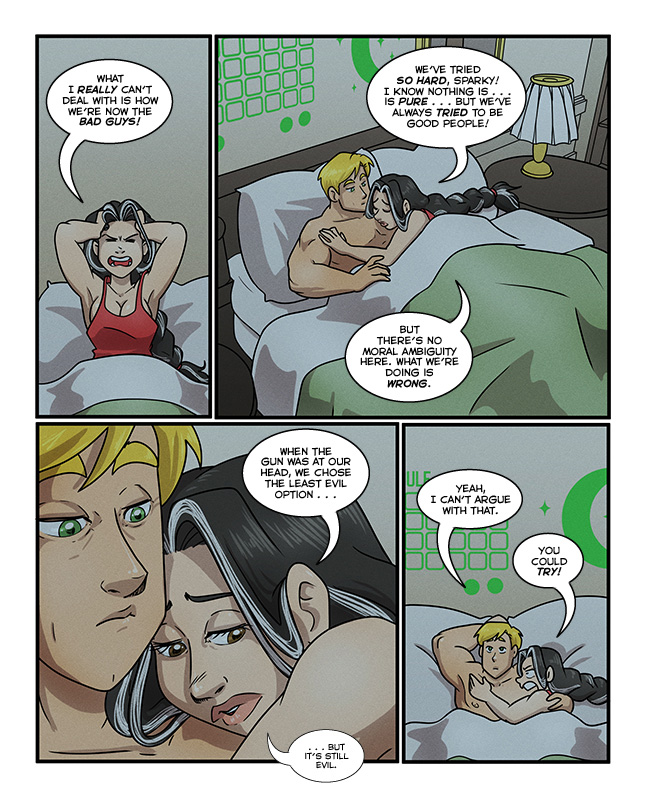 Comic for 02 July 2025: Sometimes you just need the soft comforting lies, but then again you went and married the man who doesn't lie