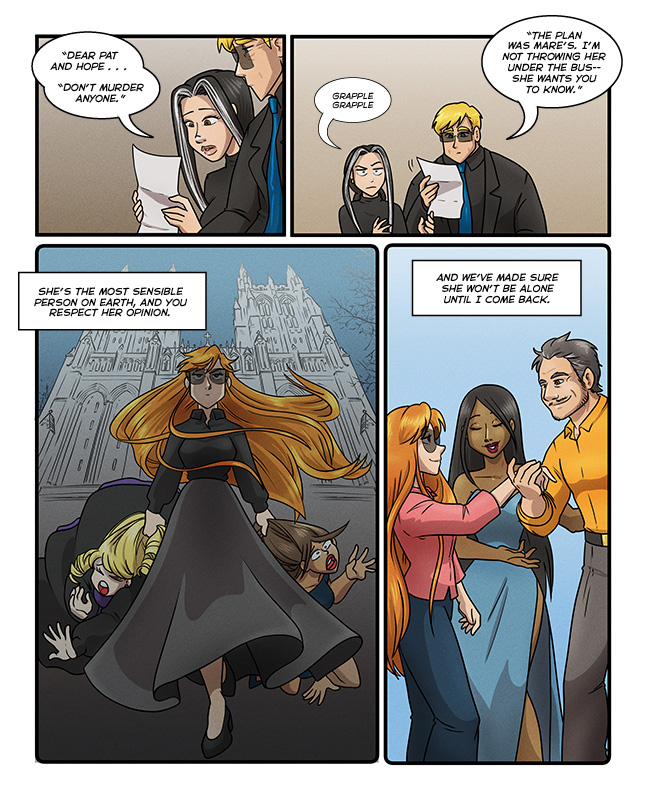 Comic for 17 September 2025: Asked Ale to draw a very sexy man and she went straight to Pedro Pascal in street clothes.