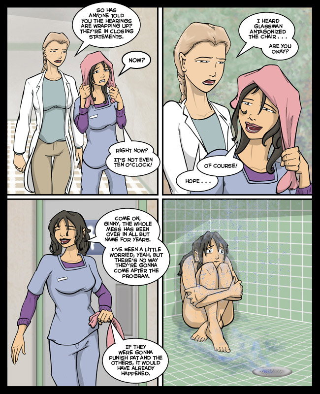 Comic for 25 October 2010: Oh Curled-Up-Ball-On-Shower-Floor, I Know You Well