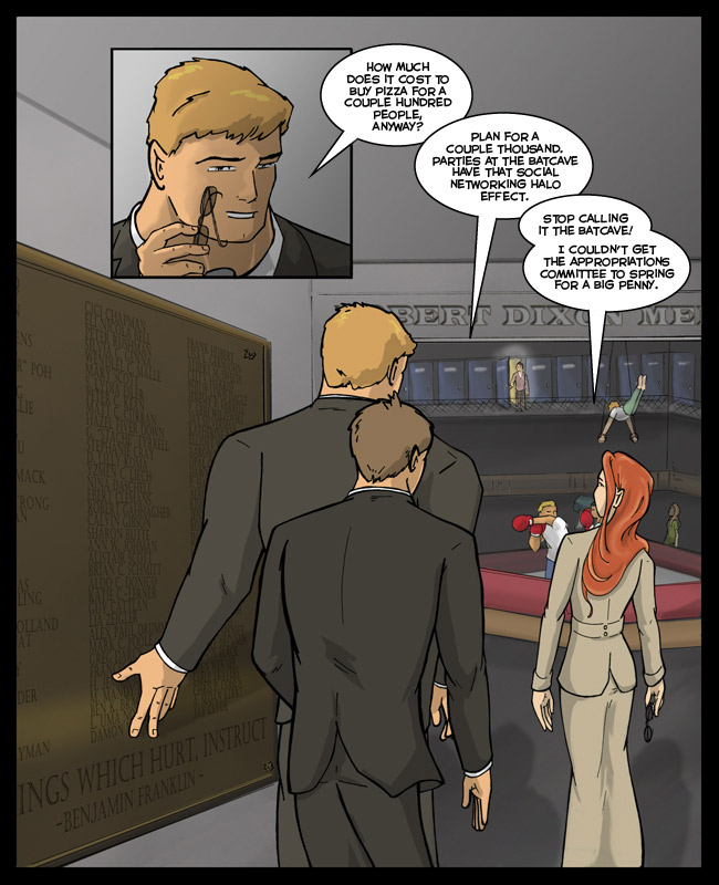 Comic for 15 November 2010: "Ms. Murphy, can you explain Item 201, Line 61?  Uh-huh... Uh-huh... Right.  You get everything except that."