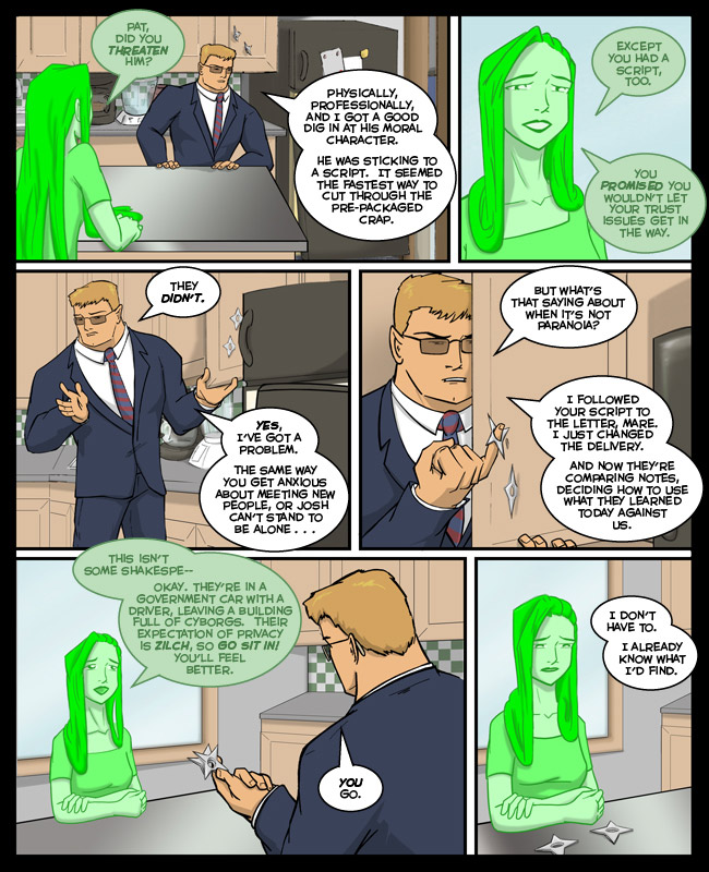 Comic for 07 February 2011: My favorite part of any Batman comic is when he throws a self-righteous hissy-fit.  That's excellent giggles, that is.