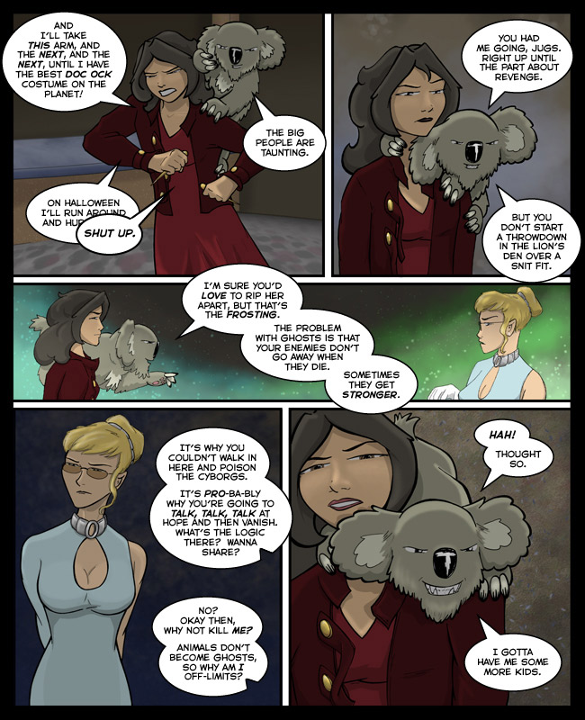 Comic for 21 April 2011: Really have to stop phoning in the layout and backgrounds.