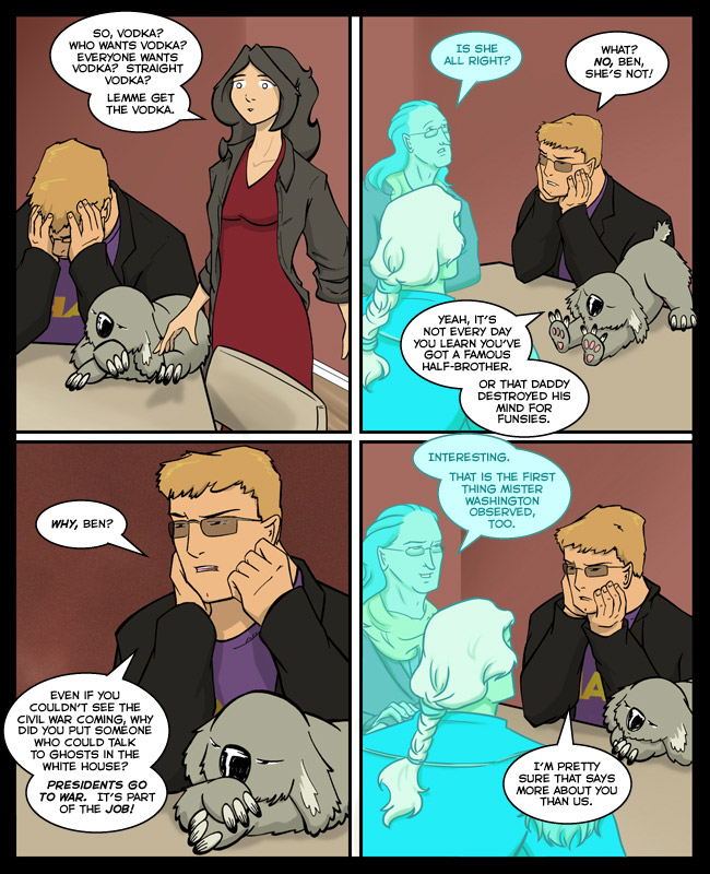Comic for 13 October 2011: Bonding over the blatantly obvious is tricky.